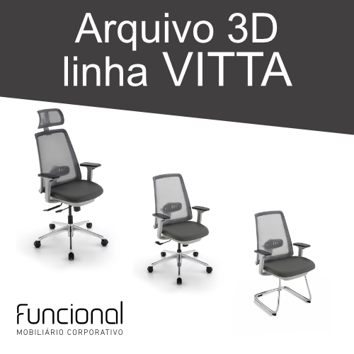 CADEIRAS 3D - LINHA VITTA