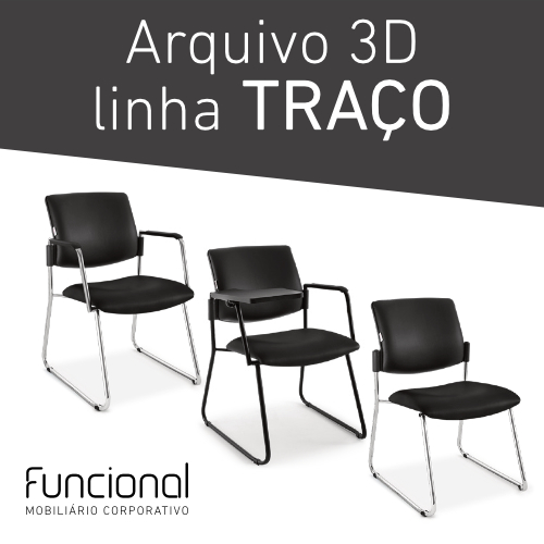 CADEIRAS 3D - LINHA TRAÇO