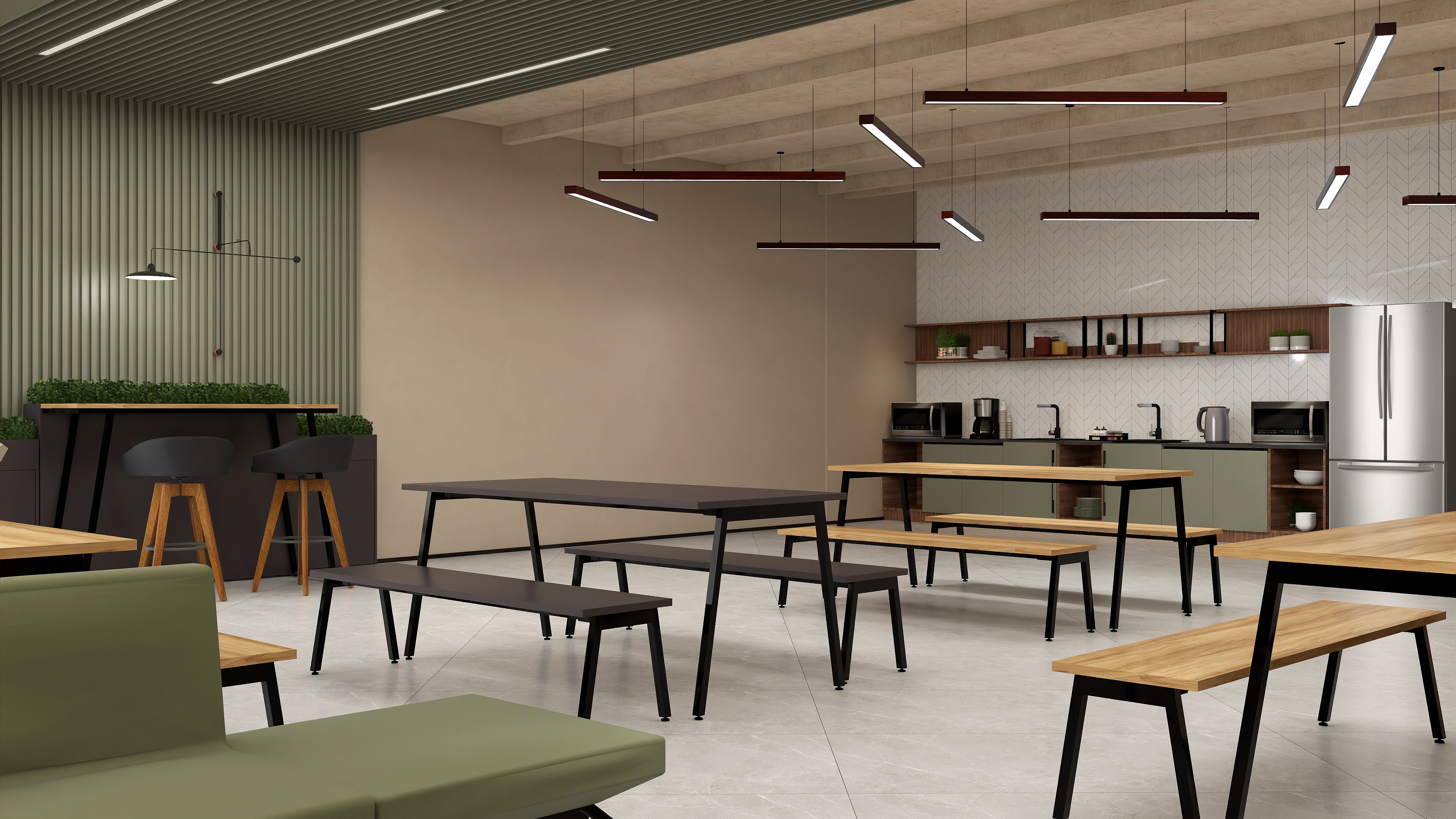 Banco para áreas comuns SoHo