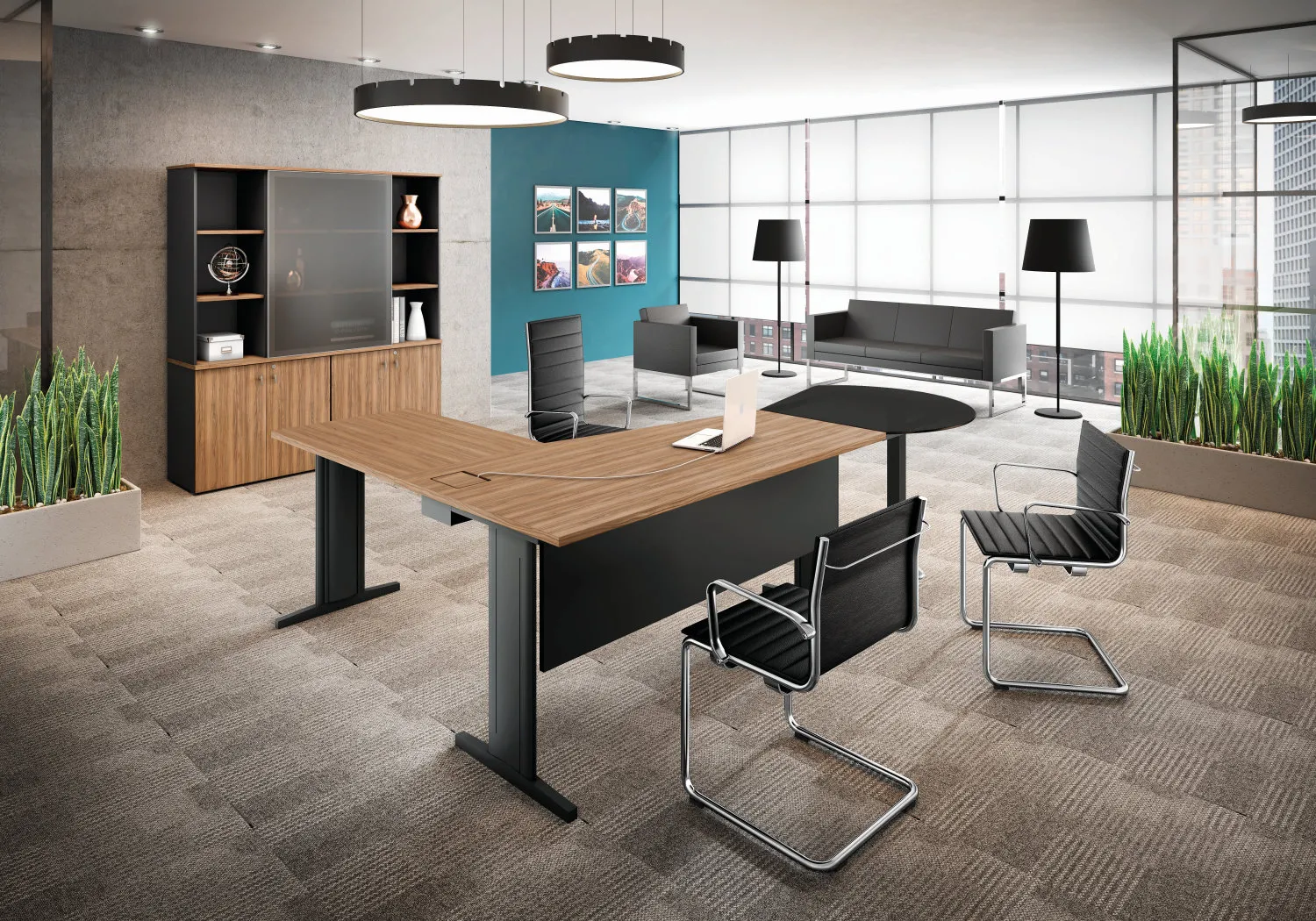 Linha Versatile: versatilidade em móveis para escritório