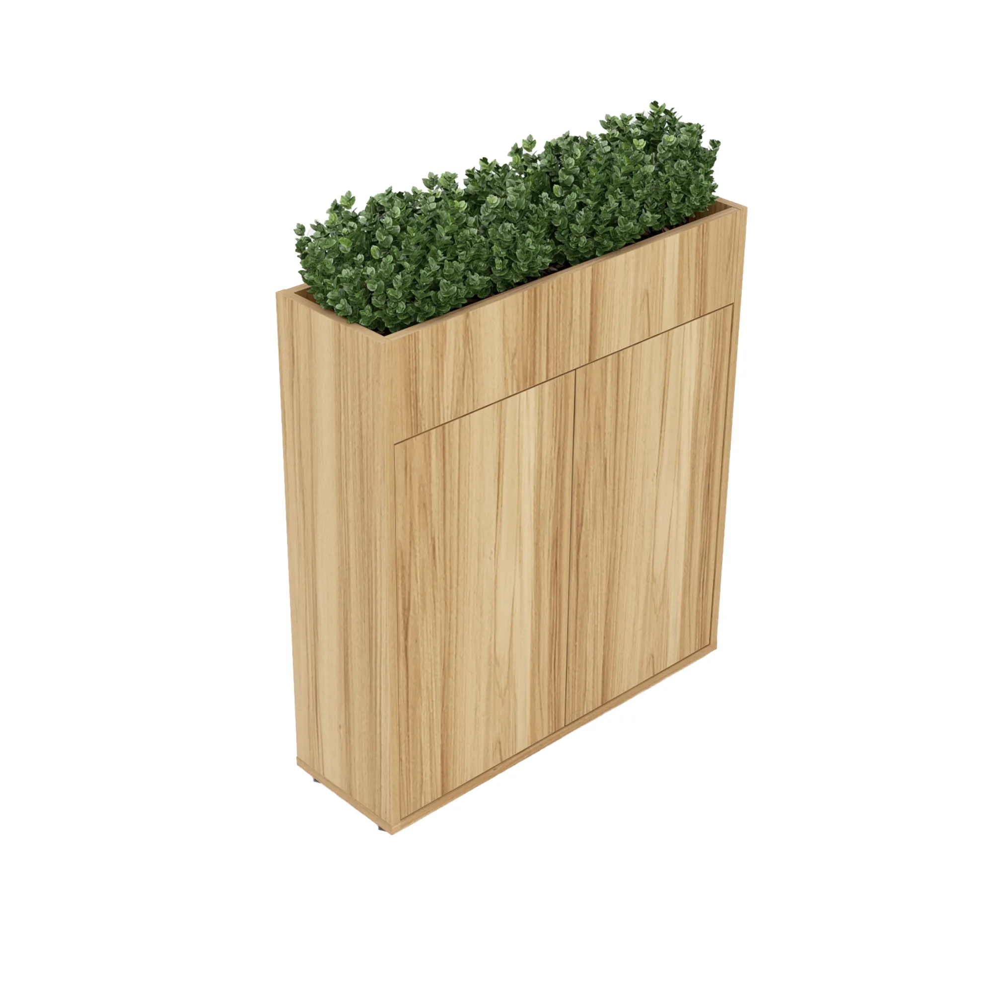 Floreira para mesas de escritório com portas Level