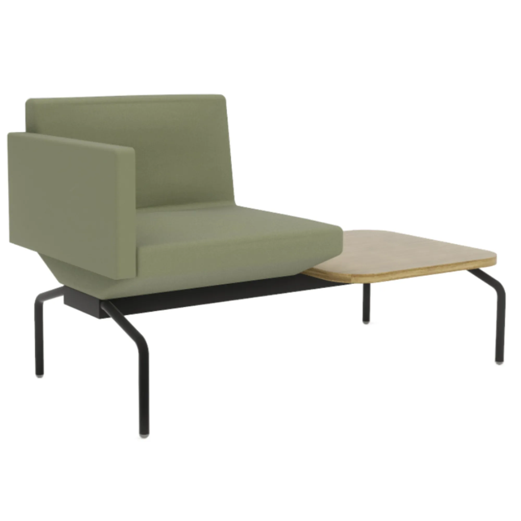 Poltrona Space com mesa lateral