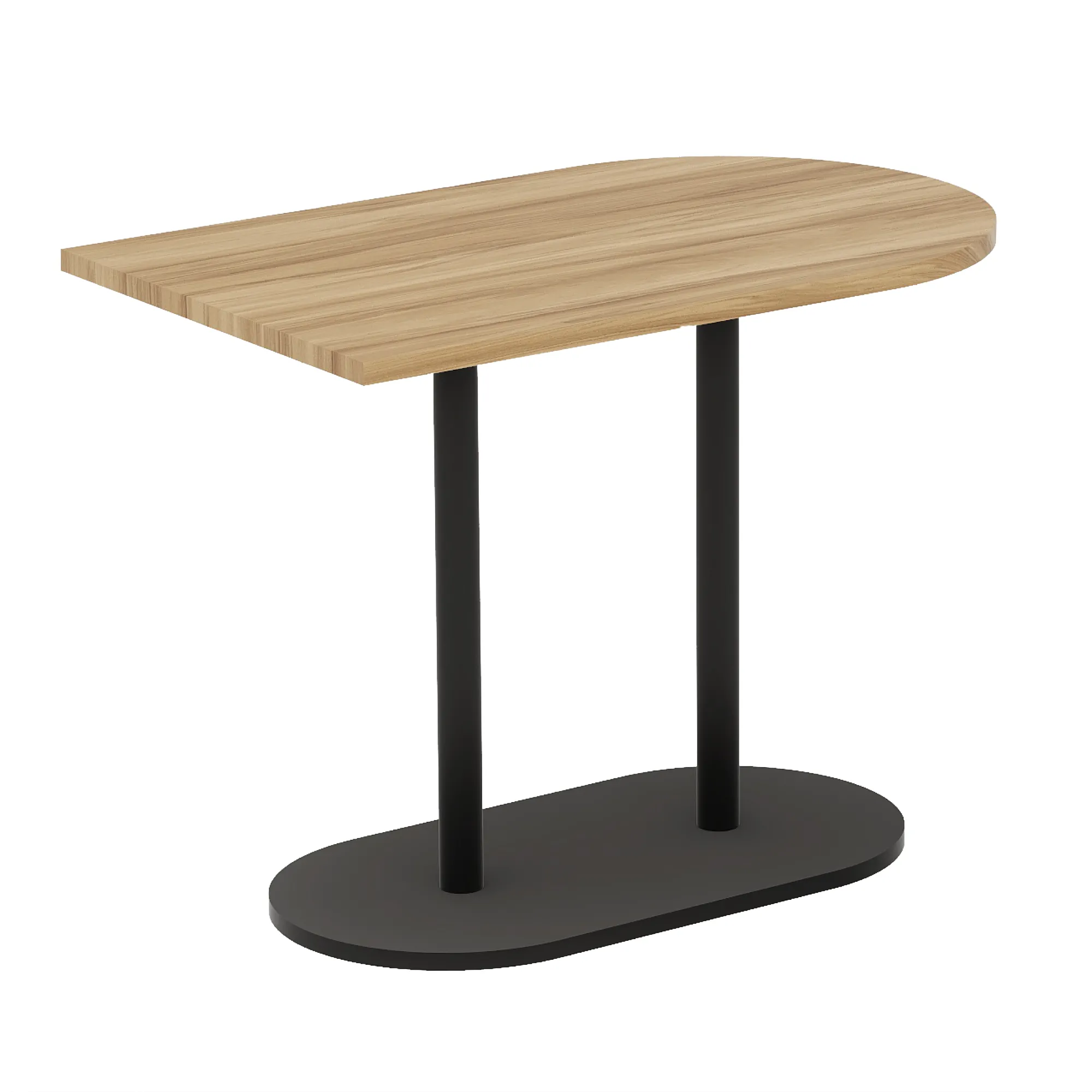 Mesa de reunião Space com lateral reta